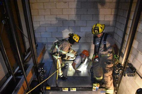 Firefighters Train For Elevator Rescue Lehigh Valley Press