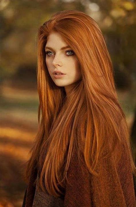 Как называется цвет волос рыжий с оттенком коричневого цвета фото