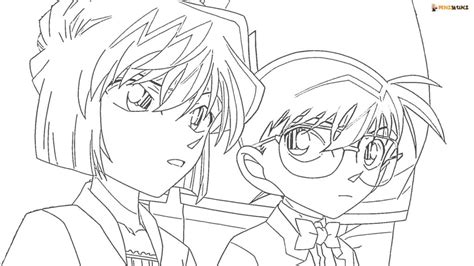 Disegni Da Colorare Di Detective Conan Aniyuki Anime Portal