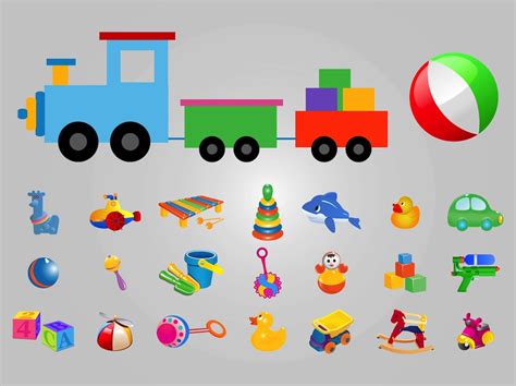 Toys Vector Art And Graphics