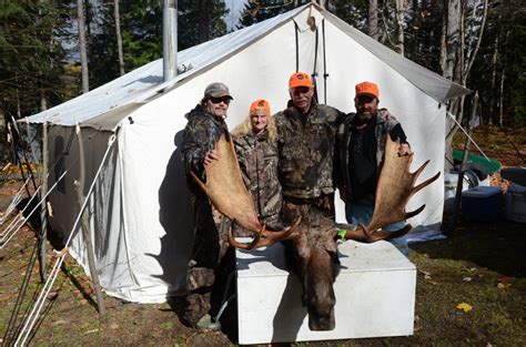 2013 Moose Hunting Photos From Our Remote Camps In Northern Maine