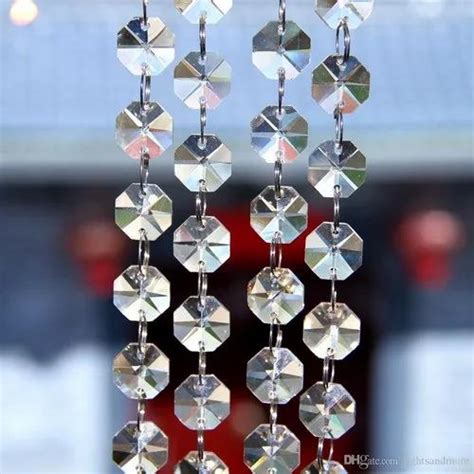 Octagonal Transparent Crystal Bead 14mm Clear For Decorations At Rs 5