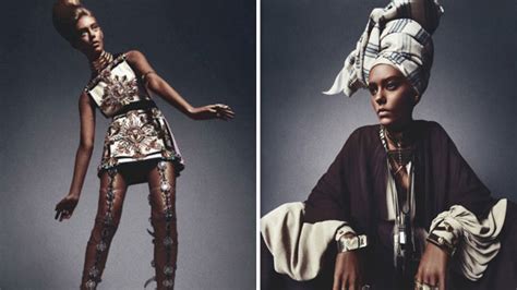 Magazine Under Fire For Blacking Up White Model To Portray African