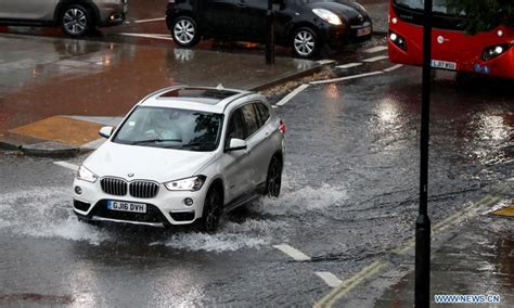 Heavy Downpours Thunderstorms Cause Severe Flash Flooding In London
