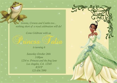 Princess Tiana Invitations By Lemonberryboutique On Etsy 125