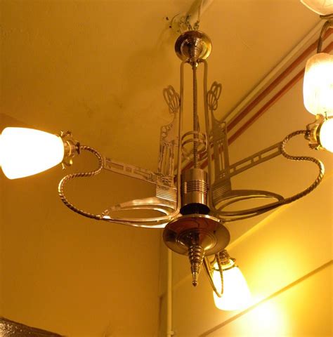 Interiors 1900 fargo tiffany art deco style flush ceiling light. Image result for jugendstil chandelier | Art nouveau ...