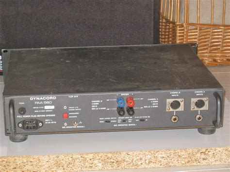 Infrequent Sound Sextex Technology Dynacord Paa 560 Power Amplifier