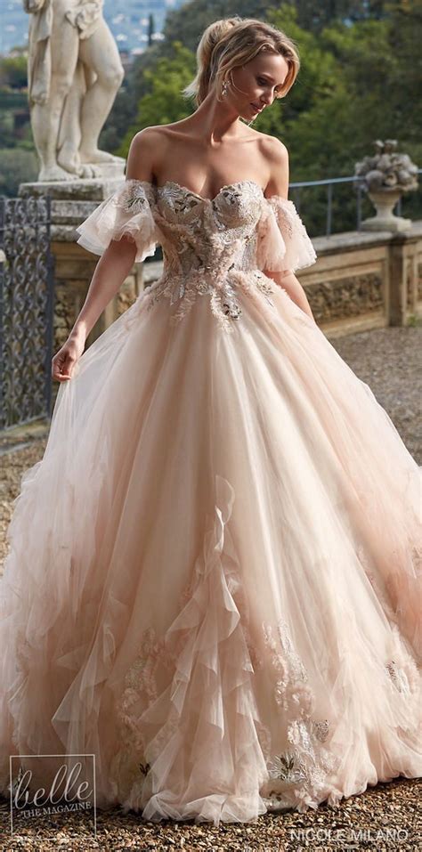 Nicole Milano 2021 Belle The Magazine Ball Gowns Wedding Princess