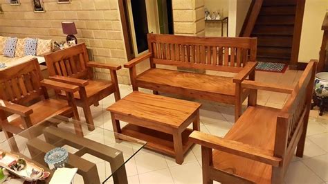 Wood Sala Set Design Philippines
