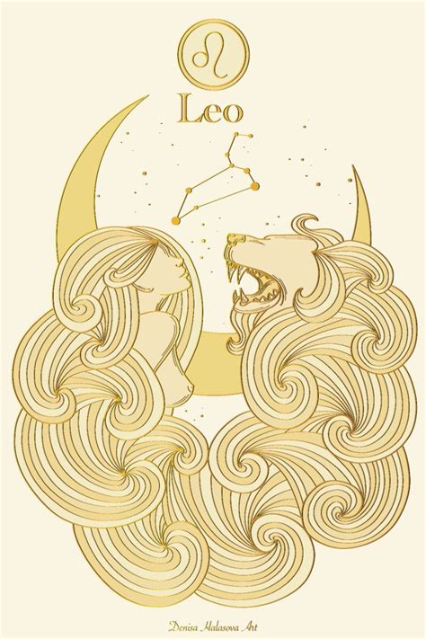 Leo Art Print Zodiac Astrology Birthday T Leo Ts Leo