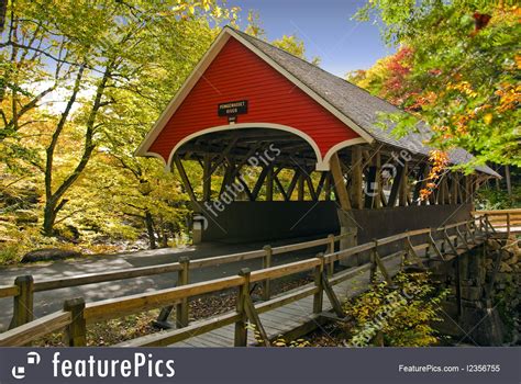 Image Of Covered Bridge In New England