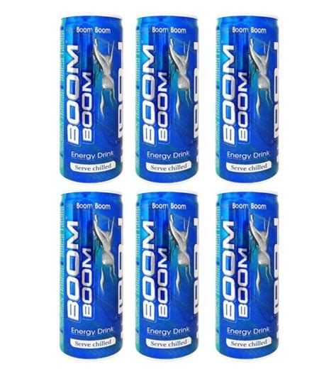 Cartlow A Smarter Way To Shop Boom Boom Energy Drink 250ml Pack Of 6