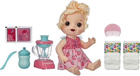 Baby Alive Magical Mixer Baby Doll Strawberry Shake With Blender