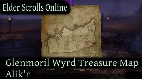 Glenmoril Wyrd Treasure Map Alik R Elder Scrolls Online ESO YouTube