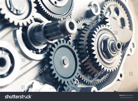 Powerpoint Template Mechanical Engineering Engine Gears Mnummhpil