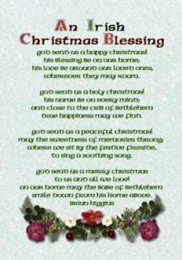 A prayer for christmas day rachelwojo. Irish Christmas Blessings, Greetings and Poems