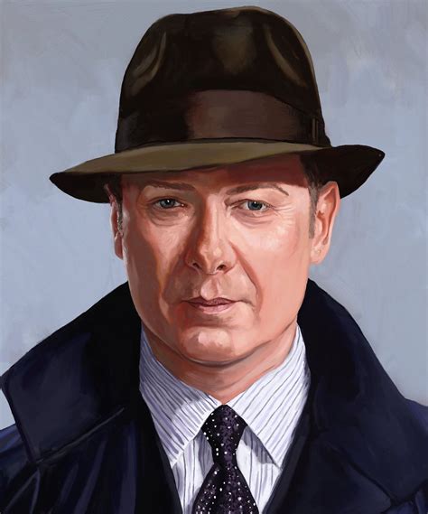 Alyblacklist Painting By Mark Satchwill Art James Spader As Red