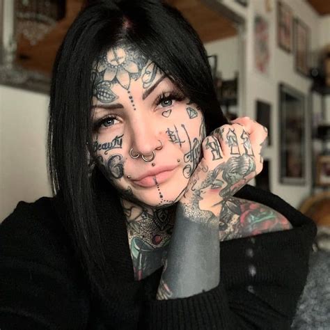tattooed faces squad on instagram “ aleksandrajasmin blacktattoo headtattoo necktattoo