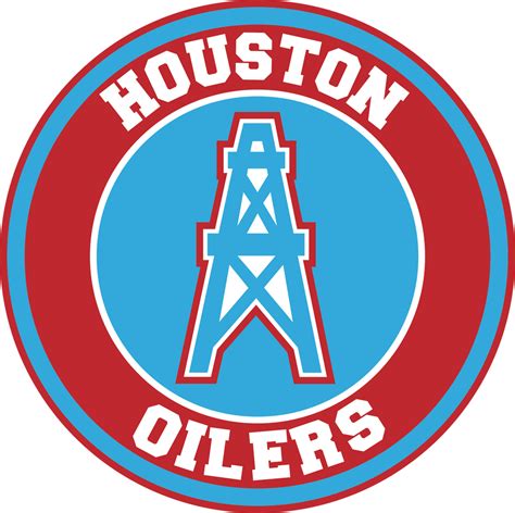 Houston Oilers Circle Logo Vinyl Decal Sticker 5 Sizes Sportz For