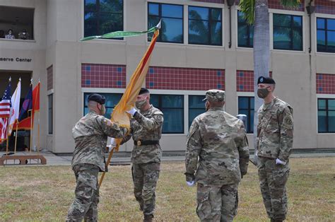 9th Mission Support Command Theater Support Group Conducts Change Of
