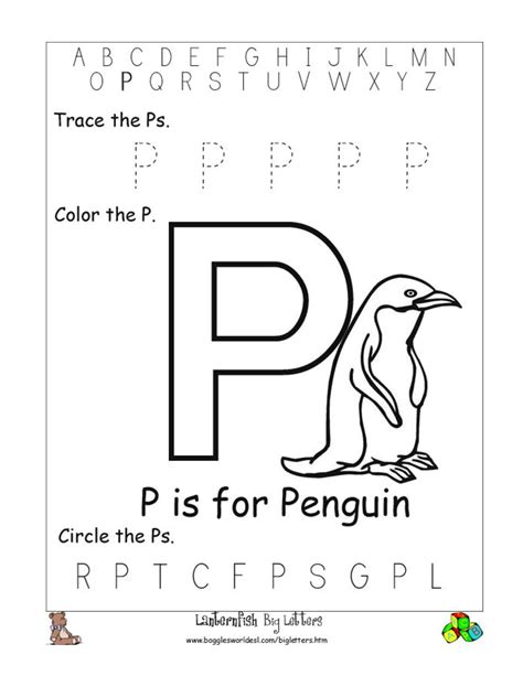 Printable Letter P Worksheets Preschool Letter P Worksheets Alphabet
