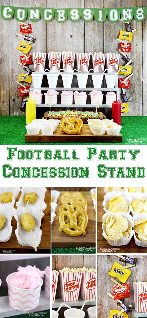 Football Party Concession Stand ⋆ Sprinkle Some Fun