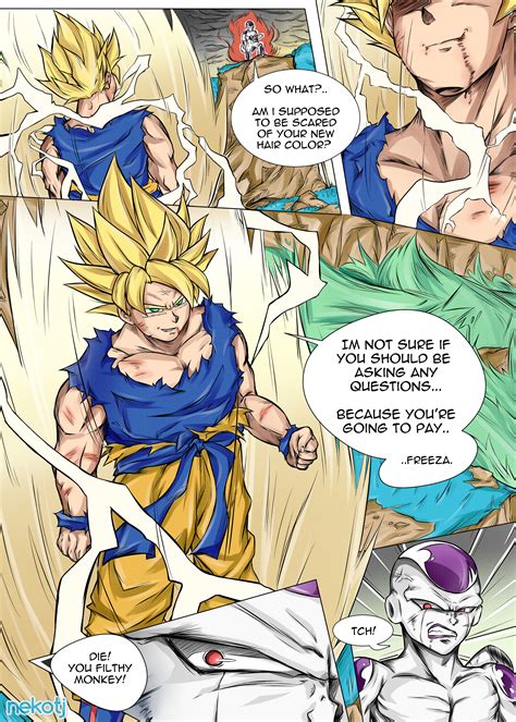 This isn't the japanese way. I Drew a Custom Manga Panel Featuring Goku vs. Freeza ...