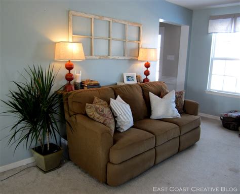 I put on my coat, take my bag, and go to the university. Faux Sofa Table {Tutorial}
