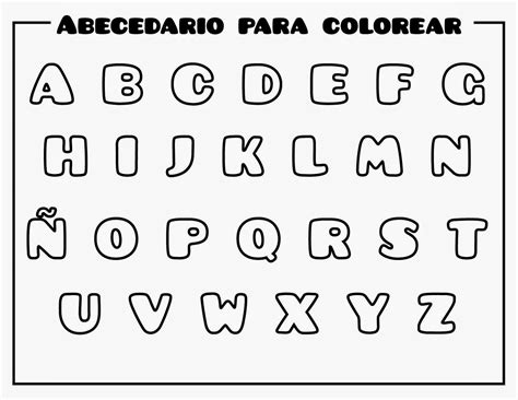 Dibujos De Letras Del Abecedario Para Colorear E Imprimir Gratis The Best Porn Website