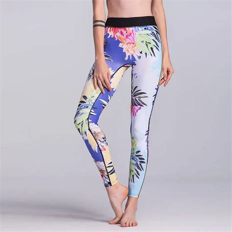 heat sell new pattern 3d number printing flower motion hit underpant yoga bodybuilding pants