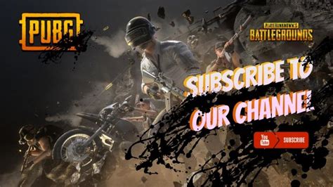 Pubg Subscribe Cover In 2020 Youtube Channel Art Gaming