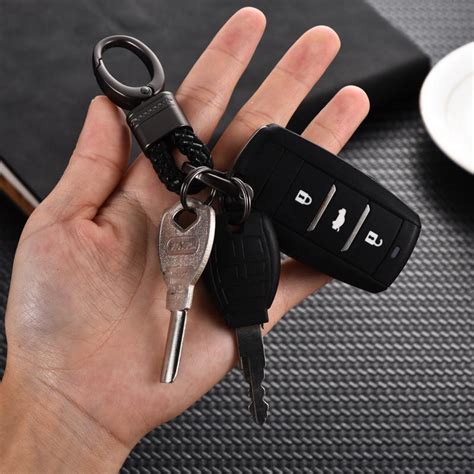 Hand Woven Keychain Key Rings Creative Key Holder Car Creative Keychain