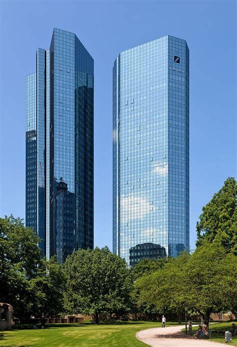 Deutsche Bank Frankfurt Am Main Arquitectura Increíble Edificios