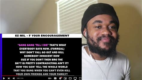 Ez Mil F Ck Your Encouragement Reaction Youtube