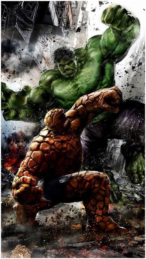 Hulk Vs The Thing On Yancy Street Marvel Comics Superheroes Hulk