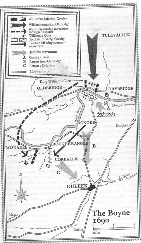 Battle Of The Boyne Map League Of Augsburg Fighting Talk
