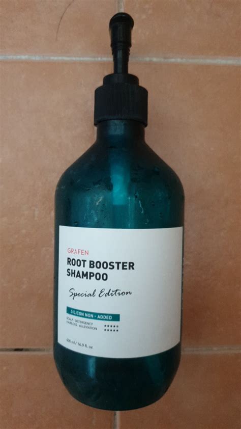 A safe and acidulous shampoo that soothes the scalp and helps reduce hair loss by normalizing the ph balance.  GRAFEN  Root Booster Shampoo 500ml | Shopee Singapore