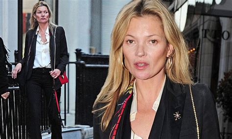 Kate Moss Rocks Flared Jeans With Conviction On An Afternoon Spending