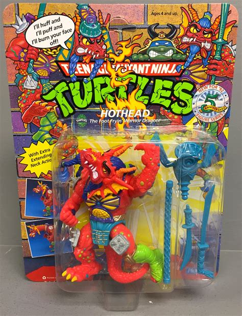 Vintage Teenage Mutant Ninja Turtles Hothead Action Figure Hollywood