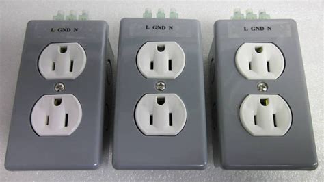 120vac Din Rail Mounted Duplex Receptacle Outlet