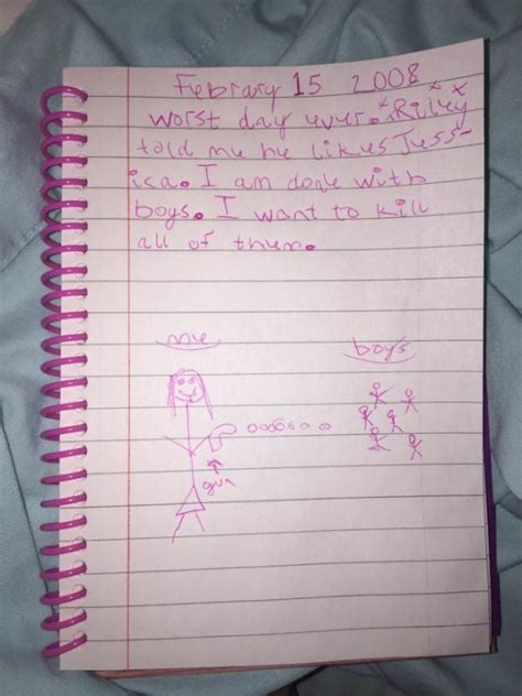 madie cardon shares brilliantly angstry diary entries from when she was 7 metro news