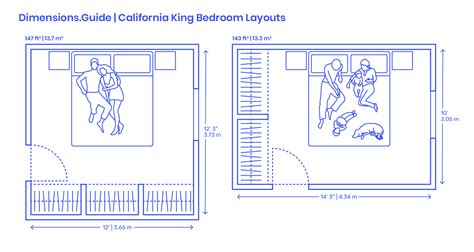 California King Bedroom Layouts Dimensions And Drawings Dimensionsguide
