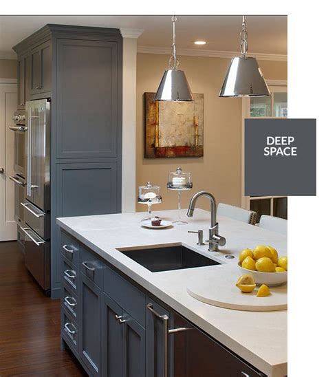 Top 10 Gray Cabinet Paint Colors Kitchen Island With Sink Blue Kitchen