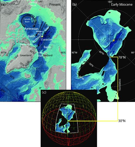 A The Present Arctic Ocean Portrayed By The International Bathymetric