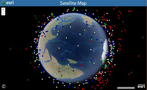 Satellite Orbit Map