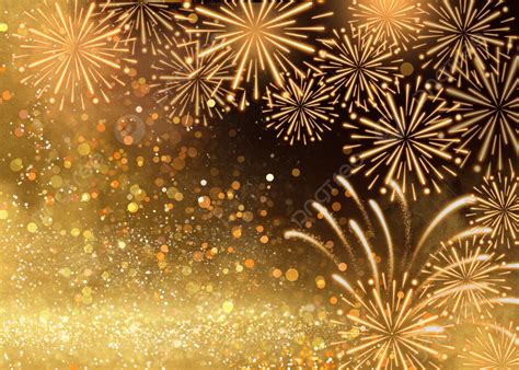 2022 New Years Golden Fireworks Spot Background 2022 New Year
