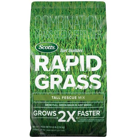 Scotts Turf Builder Rapid Grass Tall Fescue Mix Up To 1845 Sq Ft