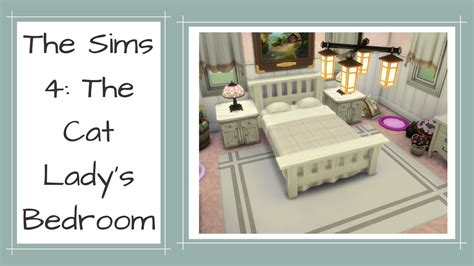 The Cat Ladys Bedroomroom Buildthe Sims 4 Speed Build Youtube