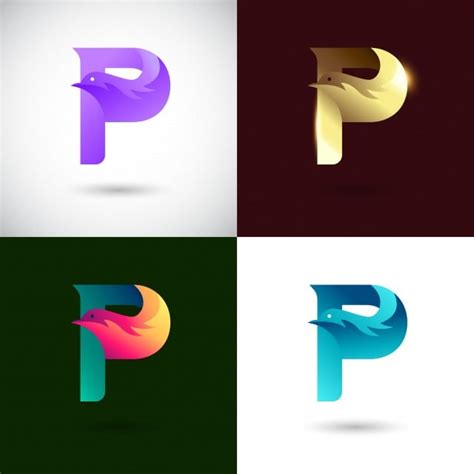 18 Letter P Abstract Logo 