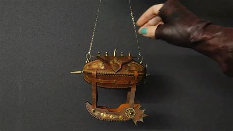 Free Pattern Leather Airship In Steampunk Style By Leather Craft Ts